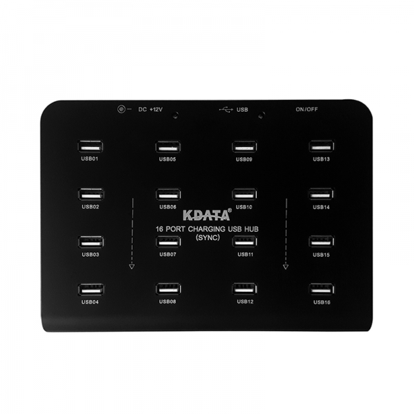 150W大功率工业级数据同步hub, 16口充电usb hub